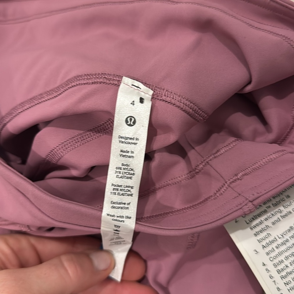 Lululemon dusty rose Swift Speed High-Rise Tight sz. 4 - Picture 2 of 4